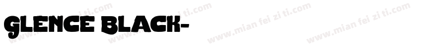 Glence Black字体转换